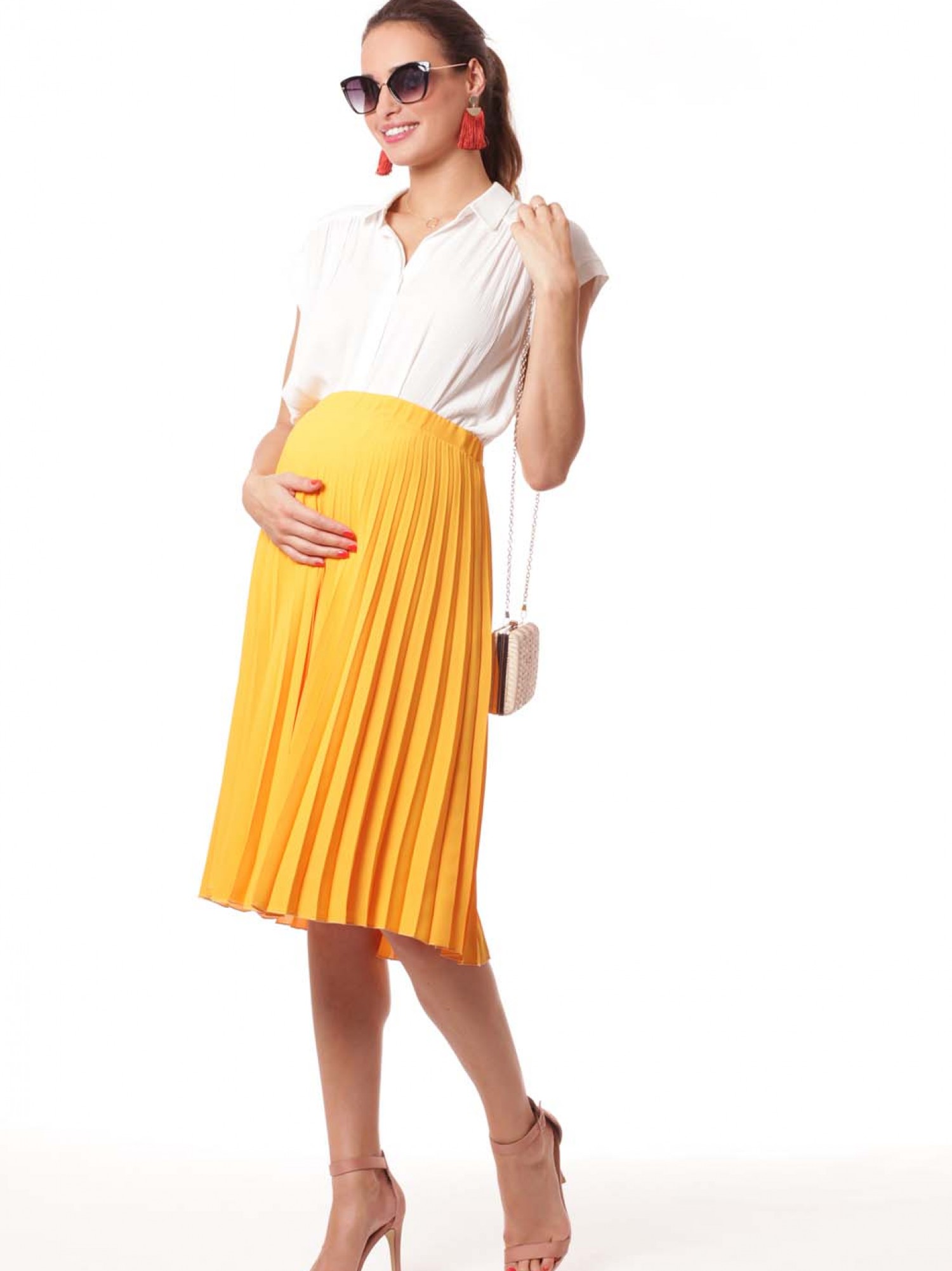 Jupes et shorts de grossesse : vêtement de maternité
