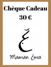 Chèque Cadeau 30 euros
