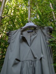 Robe de Maternité en coton stretch sans manches